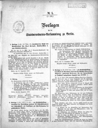 No. 1 (1-29), 30. Dezember 1899