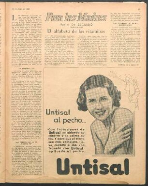 Las fuentes de la vitamina "D"