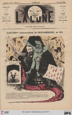 Troisième année N° 86bis (3 Novembre 1867)
