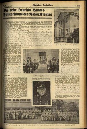 Zweite Ausgabe vom Freitag, den 01. Juli 1938.