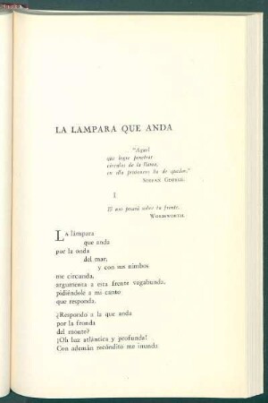 La lámpara que anda