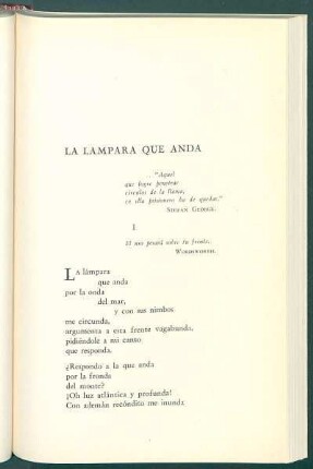 La lámpara que anda