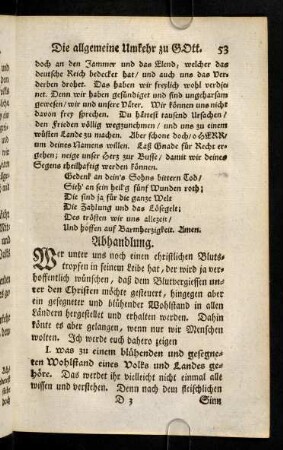53-69, Abhandlung
