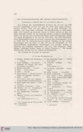 Die Gemäldesammlung des Wiener Schottenstiftes, [3]