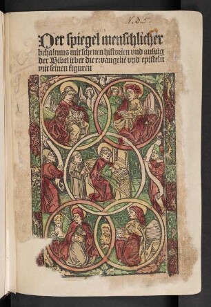 Speculum humane salvationis, deutsch