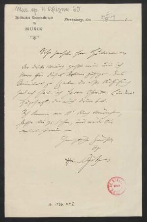 Brief an Emil Gutmann, 08.01.1909