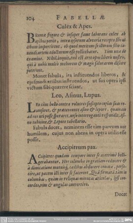 Leo, Asinus, Lupus