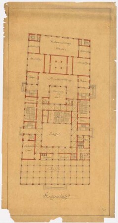 Haus der Freundschaft, Istanbul Vorprojekt 1: Grundriss EG