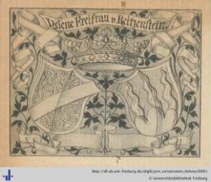[Provenienz]: Reitzenstein, Helene von