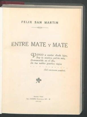 Entre mate y mate