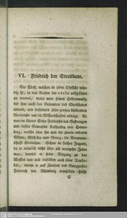 VI. Friedrich der Streitbare