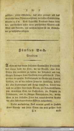 Fünftes Buch. Arabien