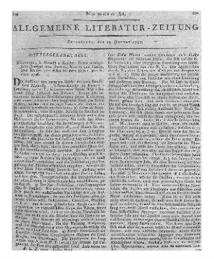 Neues theologisches Journal. Bd. 5, St. 7 - Bd. 6, St. 6. Hrsg. v. H. K. A. Hänlein, C. F. Ammon u. H. E. G. Paulus. Nürnberg: Monath & Kußler 1795-96