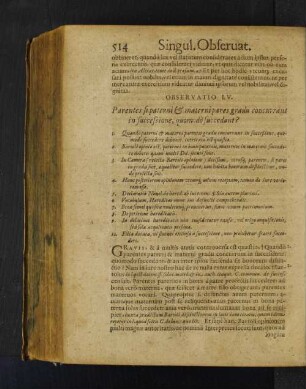 Observatio LV. Parentes si paterni et materni pares gradu concurrant in successione, quomodò succedant?