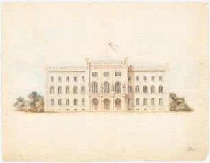 Haus für Landstände der preußischen Oberlausitz, Görlitz: Ansicht der Vorderseite (Variante)