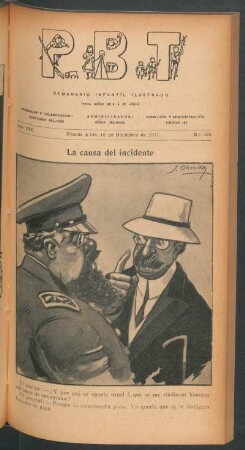 La causa del incidente - [Caricatura]