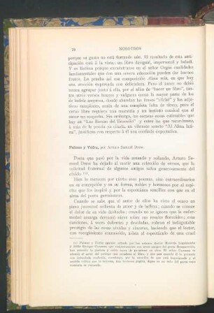 Palmas y Yedra, por Arturo samuel Drew