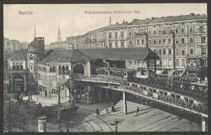 Ansichtskarte "Hochbahnstation Schlesisches Tor"