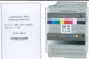 Entnazifizierung Maria Linke , geb. 00.00.0000 (Studienraetin)