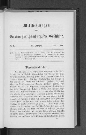 No. 6, 1891. Juni.