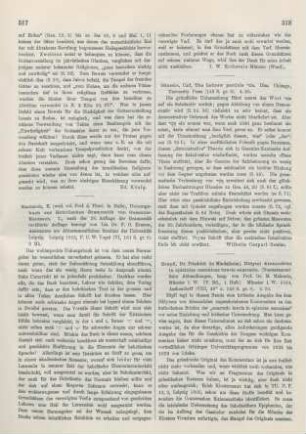 518-520 [Rezension] Zoepfl, Friedrich, Didymi Alexandrini in epistolas Canonicas brevis enarratio