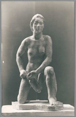 Heine-Denkmal für Düsseldorf, Entwurf III, 1931/32, Gips
