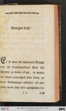 Geneigter Leser !