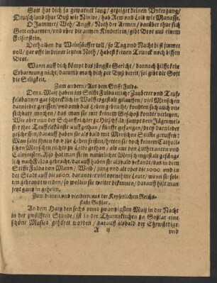 Zum dritten und vierdten/ aus der Keyserlichen Reichsstadt Goßlar.