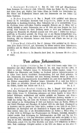 Von alten Johannitern.