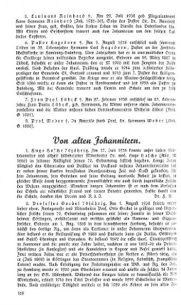 Von alten Johannitern.