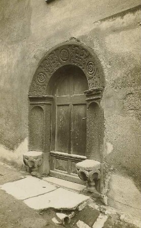 Geithain. Portal an der ehemaligen Stadtmühle : Geithain. Portal (1625) an der ehemaligen Stadtmühle