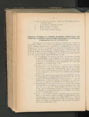 Allgemeine Verfügung des Königlich Preußischen Justizministers vom 1. Mai 1891, betreffend die in den deutschen Schutzgebieten zu erledigenden Ersuchungsschreiben der Justizbehörden.