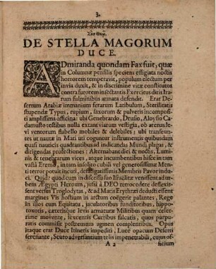 Stella Insolita Dux & Lux Magorum