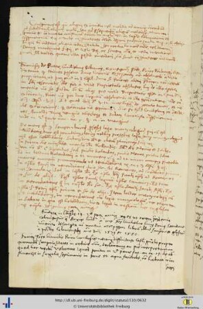Handschriftliche Notizen.