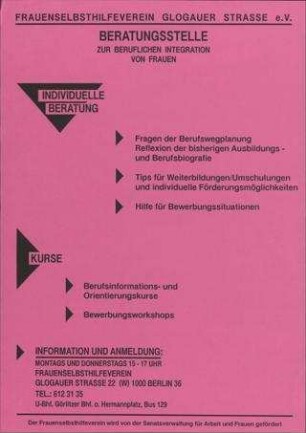 Frauencafe u. Selbsthilfeverein Glogauer Straße