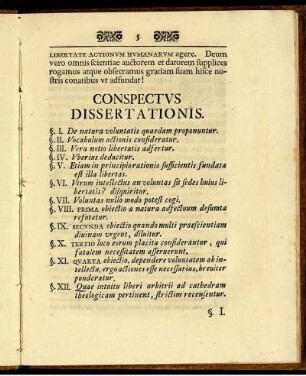 Conspectus Dissertationis.