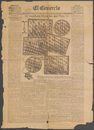 Instituto Histórico del Perú : [Artículo de "El Comercio", domingo 28 de febrero de 1909, número 31,793]