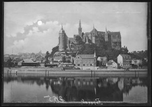 Meißen. Burgberg, Loge, Elbe