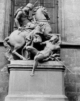 Reiterstatue des heiligen Martin
