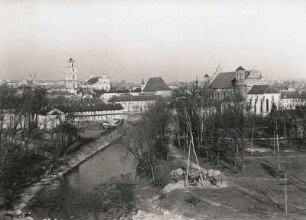 Vilnius. Stadtansicht von der Saschetsche Straße