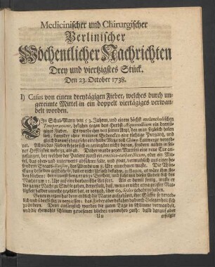 Drey und viertzigstes Stück