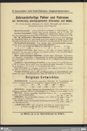 Entwickler- und Fixir-Patronen, Original-Entwickler