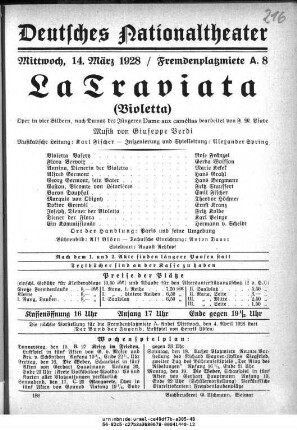 La Traviata (Violetta)
