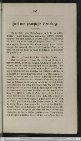 Zwei und zwanzigste Vorlesung