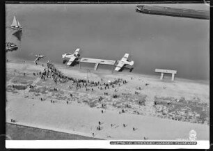 Dresden, Wasserflugplatz, Luftbild