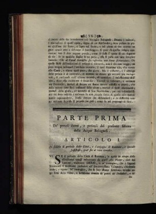 Parte Prima