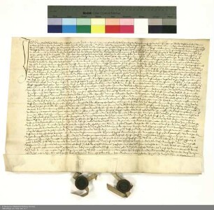 Revers Hermanns von Reckrod bezüglich der Belehnung mit dem Dorf Wolfsburg-Unkeroda und weiteren im Einzelnen aufgeführten Lehen durch Johann [I. von Henneberg], Abt von Fulda