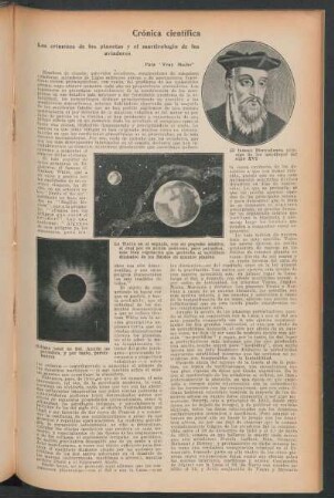Crónica científica : Los crímenes de los planetas y el martirologio de los aviadores