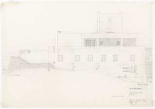 Wohnhaus Cave, Ios: Ansicht Osten 1:50