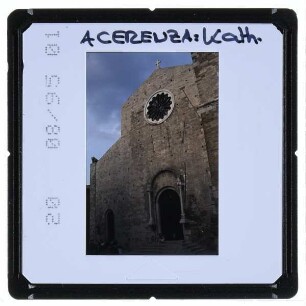 Acerenza, Kathedrale : Westfassade
